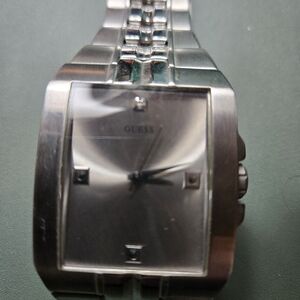 Guess Metallic Silver Timepiece
